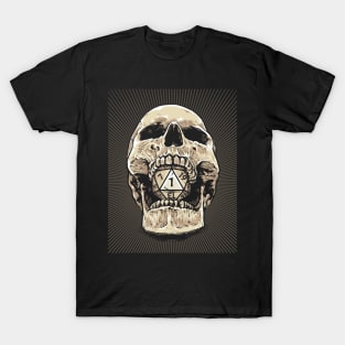 DND D20 Critical Fail Dice Roll T-Shirt